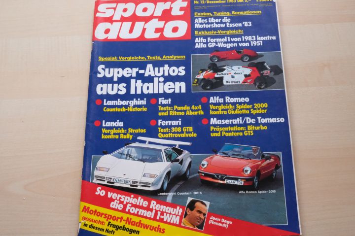 Deckblatt Sport Auto (12/1983)
